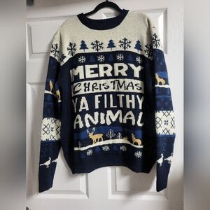 You Look Ugly Today -  Unisex Filthy Animal Ugly Christmas Sweater - Size XL